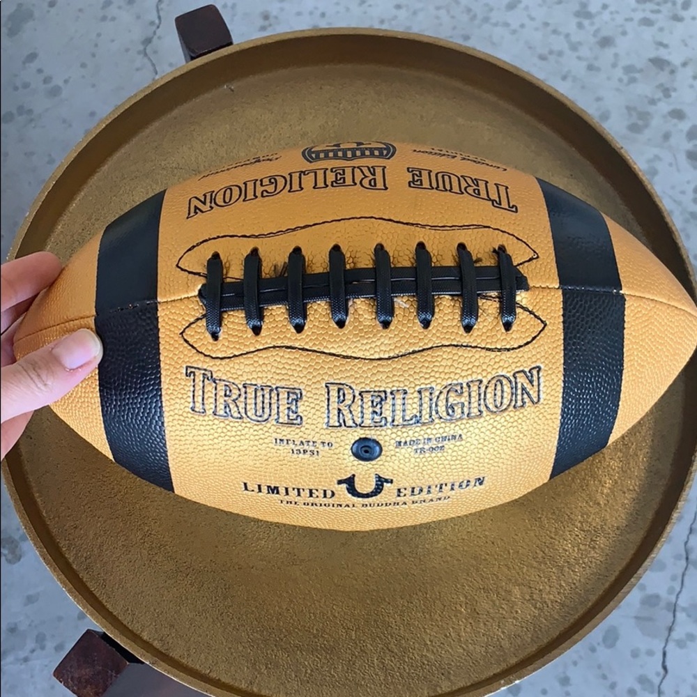 True Religion football!